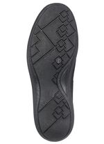 Skosko med sn&ouml;rning och avtagbar fotb&auml;dd SVART