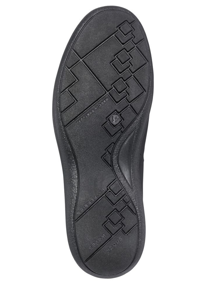 Skosko med sn&ouml;rning och avtagbar fotb&auml;dd SVART