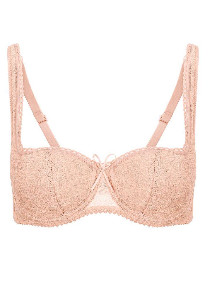 Dirndl-bh fr&aring;n Susa med blommig elastisk spets fram 