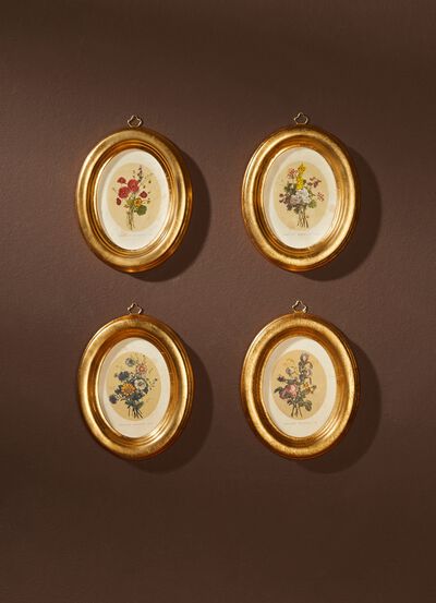 Bilder med imponerande tr&auml;ramar, set om 4 