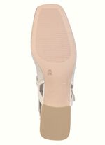 ELENA EDEN, eleganta damslingpumps, vidd G, med kardborreband CREME