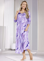 Ankellång nattlinne av ren bomull 