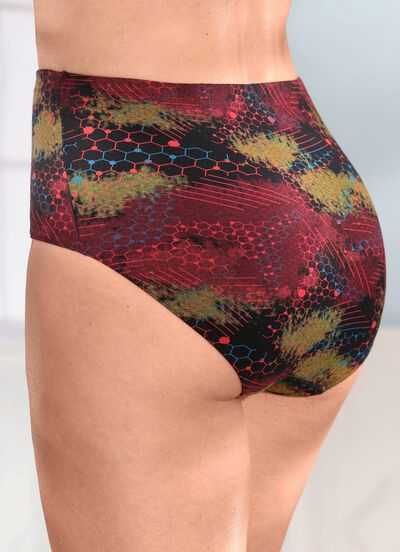 Paket med fyra trosor med f&auml;rgglad tryckdesign 