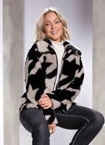 Kort jacka med distinkt kragel&ouml;sning 