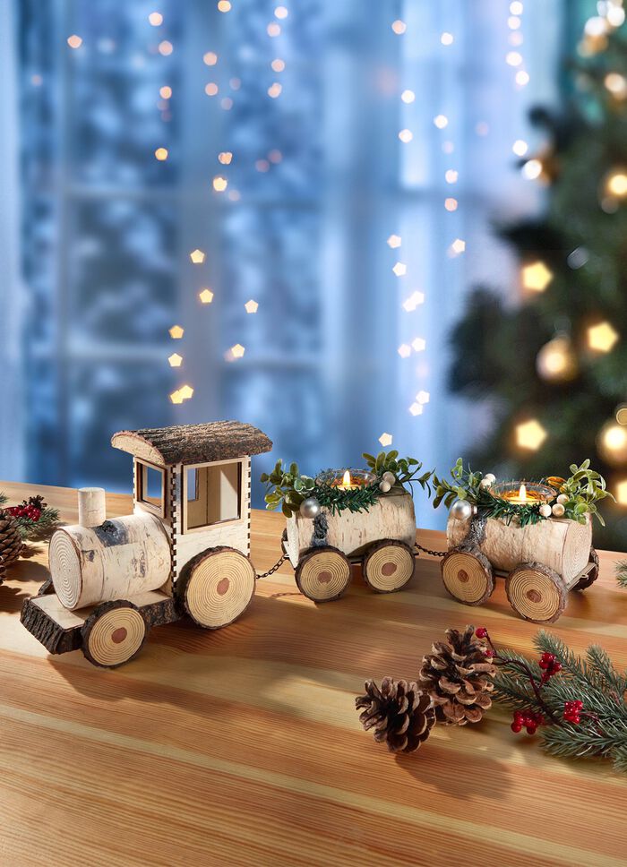 v&auml;rmeljush&aring;llare "Wooden Train" 