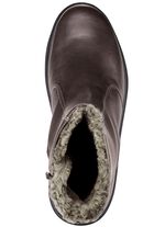 GINO GALANTE, fodrade herrst&ouml;vlar, vinterskor, med lammskinn MOCKA