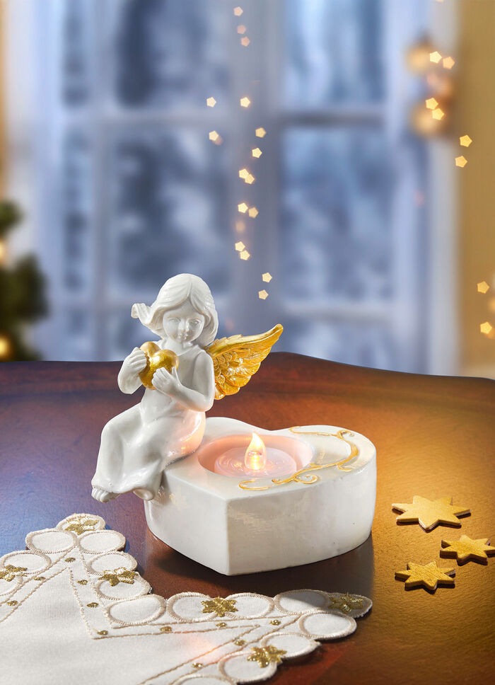 Värmeljushållare med ängel 