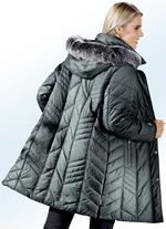 Kort kappa med avtagbar huva GRAN GR&Ouml;N