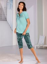 Pyjamas, knappsl&aring; och korta &auml;rmar 