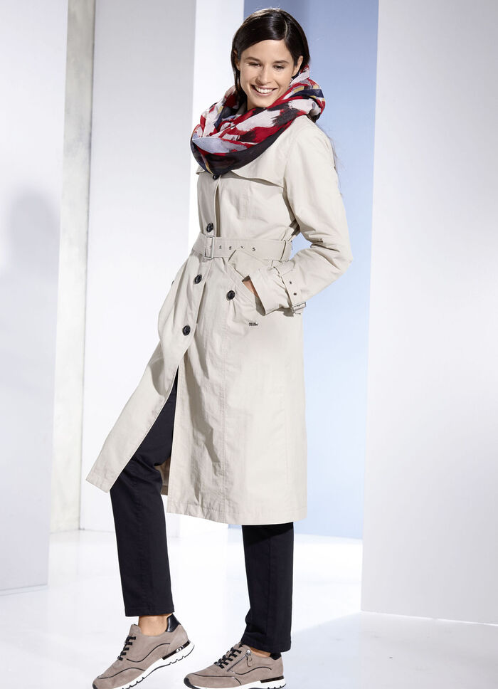 Trenchcoat m. Skärp 