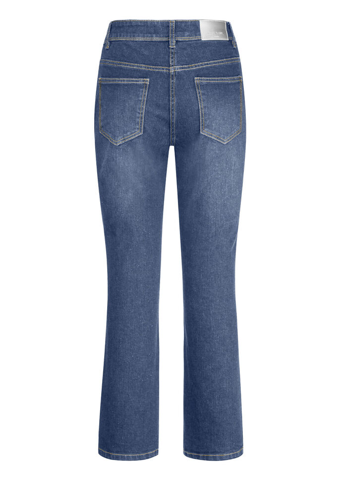 Bootcut jeans SVART-VITT