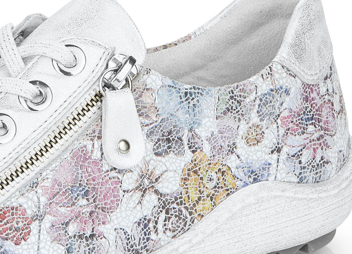 Remonte sneakers med snören SILVERFÄRGIG