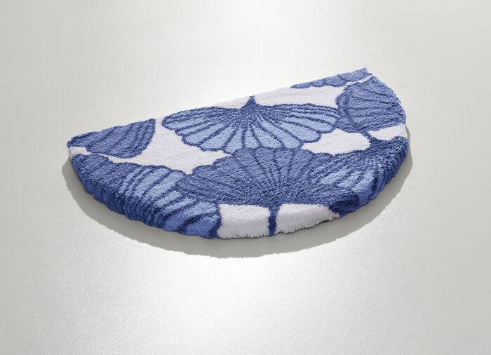 Badrumsset med motiv av ginkgoblad, 