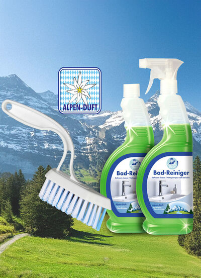 Kraftfullt badrumsrengöringsset 