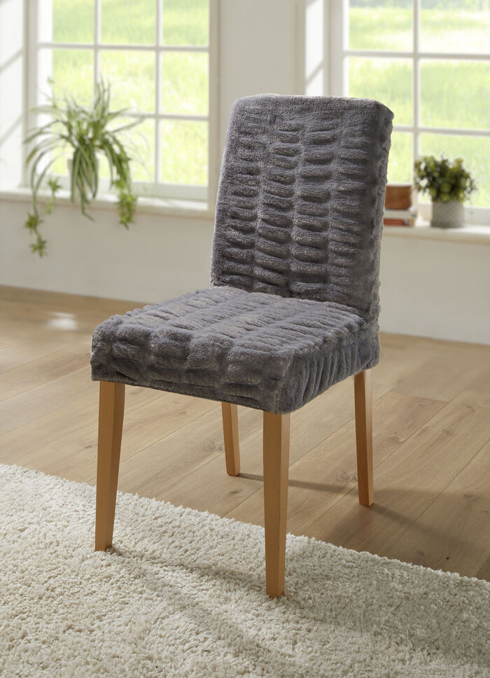 Överdrag i konstpäls ANTRACIT