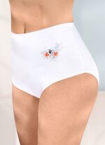 Fempack trosor med blommotiv 