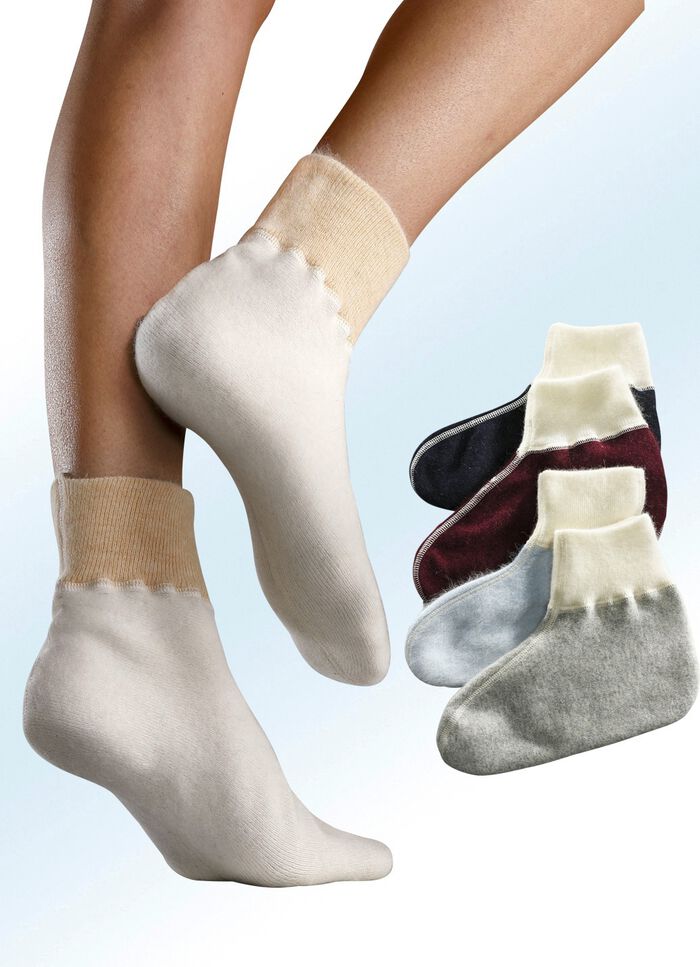 Fotvärmare i angora 