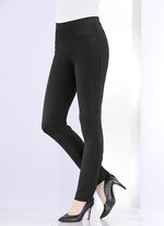 Byxor med smal benvidd SVART