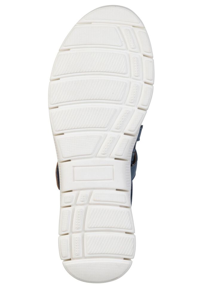 ELENA EDEN, somriga damskor med ankelrem, bredd H, med uttagbar fotb&auml;dd 