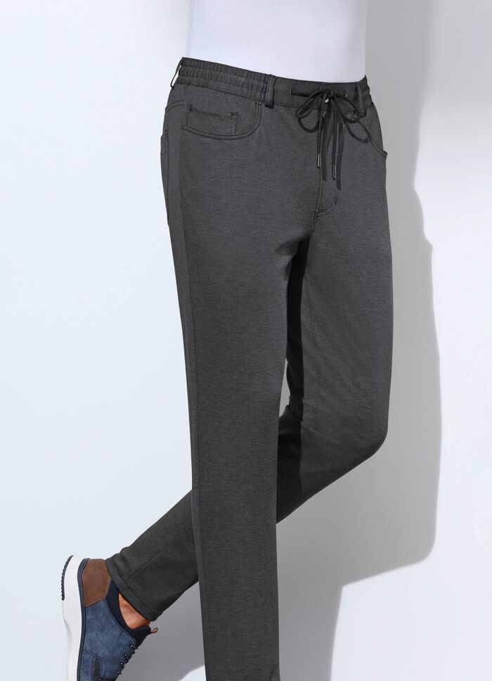 Superstretch byxor ANTHRAZIT MELIERT