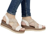Remonte sandal med flätade detaljer, 