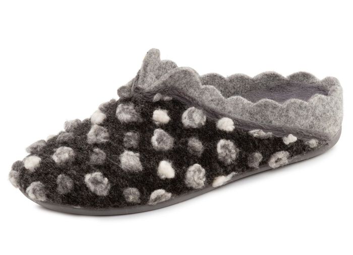 Laurina, klassiska damtofflor, med uttagbar fotb&auml;dd 