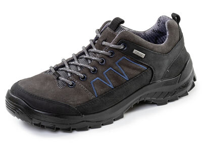 Andningsbara herrskor med snörning, bredd K, med uttagbar fotbädd 