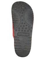 Gemini, bekväma damtofflor, bredd G, med uttagbar fotbädd RÖD