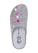 Mubb, klassiska damtofflor, bredd H, med anatomiskt formad fotb&auml;dd GR&Aring;