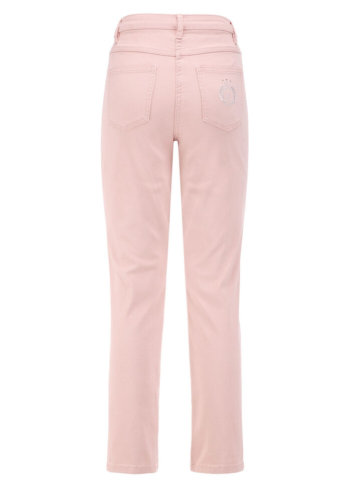 7/8-jeans med broderi ROSA