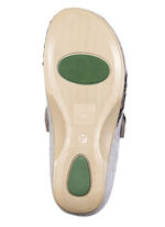 Mubb, klassiska damtofflor, bredd H, med uttagbar fotbädd BEIGE