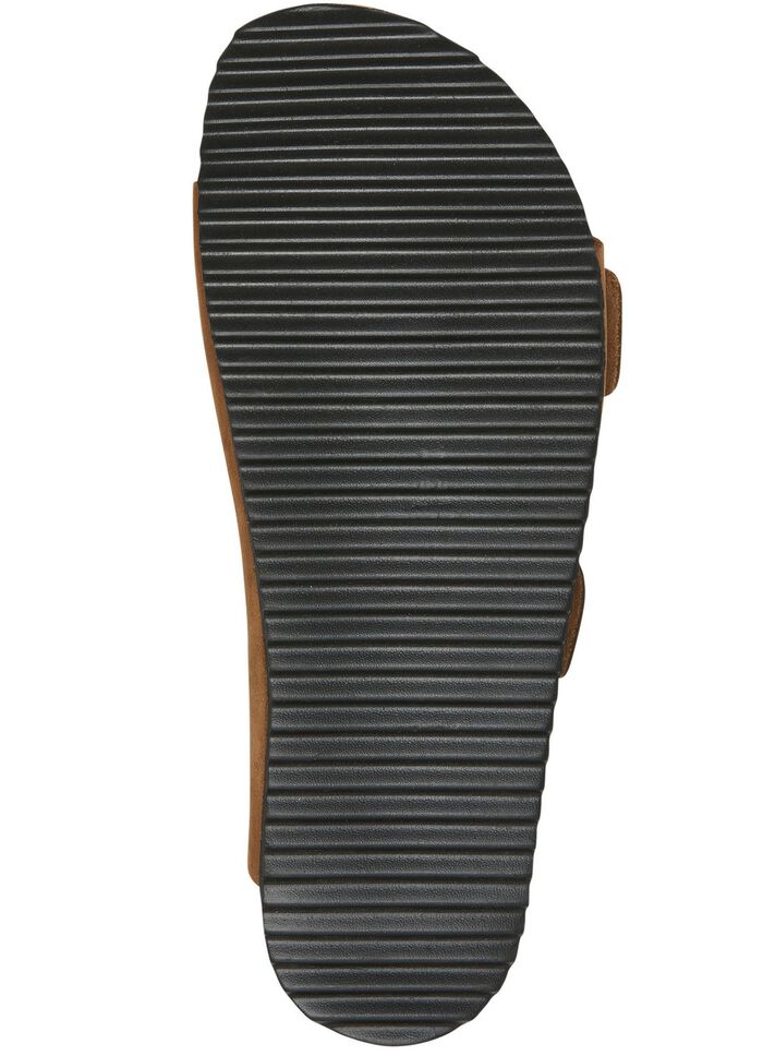 Andrea Conti-pantoletter med innersula i l&auml;der med f&auml;rgglada tryck 