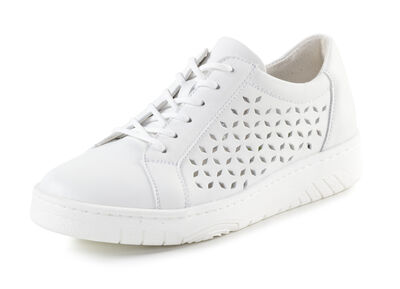 Waldläufer sneakers av nappaläder med luftiga perforeringar 