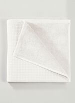 V&aring;ffelpique frott&eacute;serie av bomull ECRU