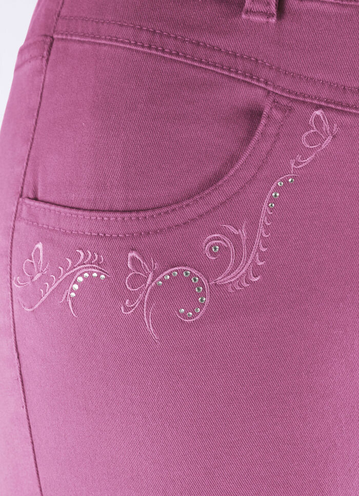 Byxor med glittrande strass, 