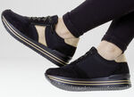 Remonte, trendiga damsneakers, vidd G, med uttagbar fotbädd, 