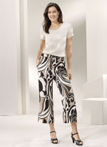 Stigbyxa med stretch i midjan 