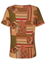 Skjorta med patchad look 