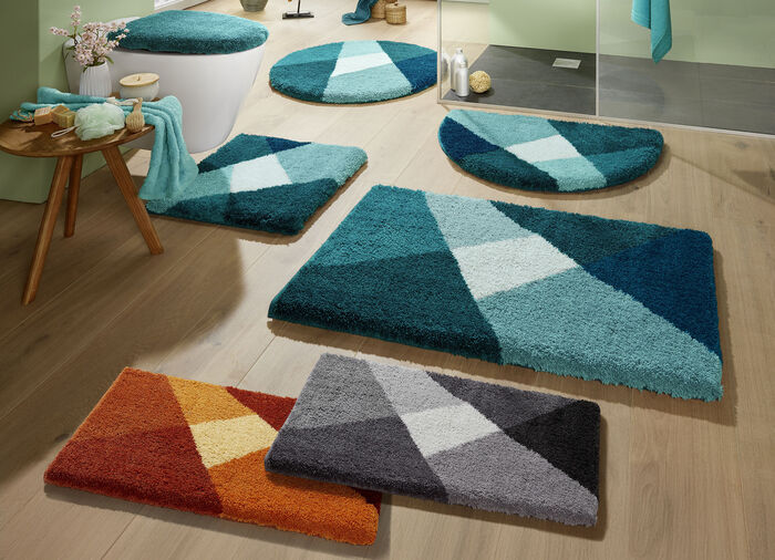 Badmatta från LineaDue med halkfri baksida JORD