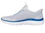 SKECHERS, sportiga herrsneakers, med gjuten slip-in-h&auml;lplatta 