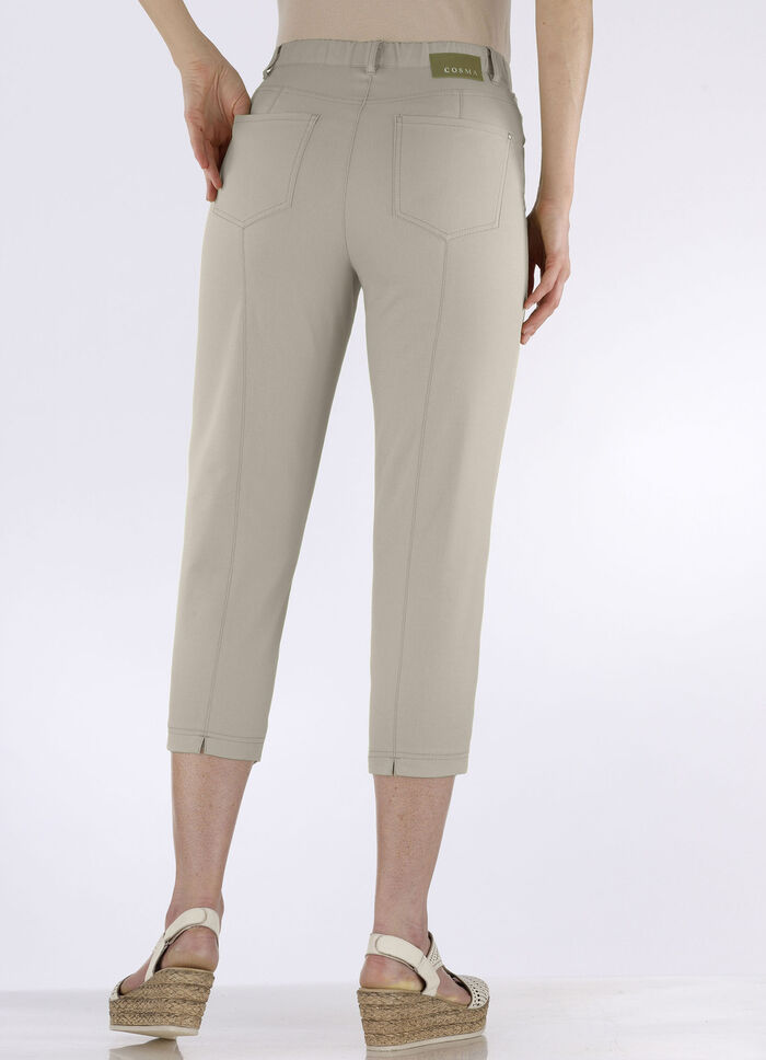 Capribyxor med 4 fickor SAND