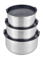 8-delat kokkärlsset i rostfritt stål 