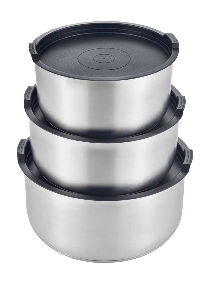 8-delat kokkärlsset i rostfritt stål 