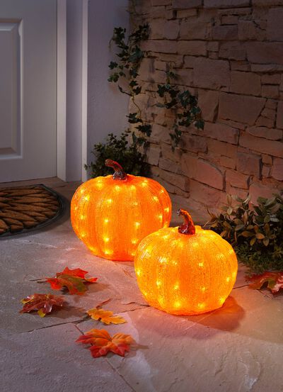 Batteridriven LED-pumpkin 
