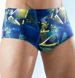 H&ouml;gre badbyxor med f&auml;rgglatt tryck 