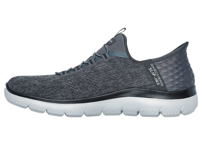 SKECHERS, herrsneakers, med gjuten slip-in-h&auml;lplatta ANTRACIT