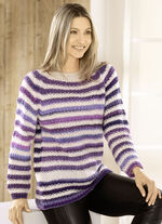 Tröja i randig design 