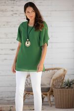 Enf&auml;rgad tunika OLIV