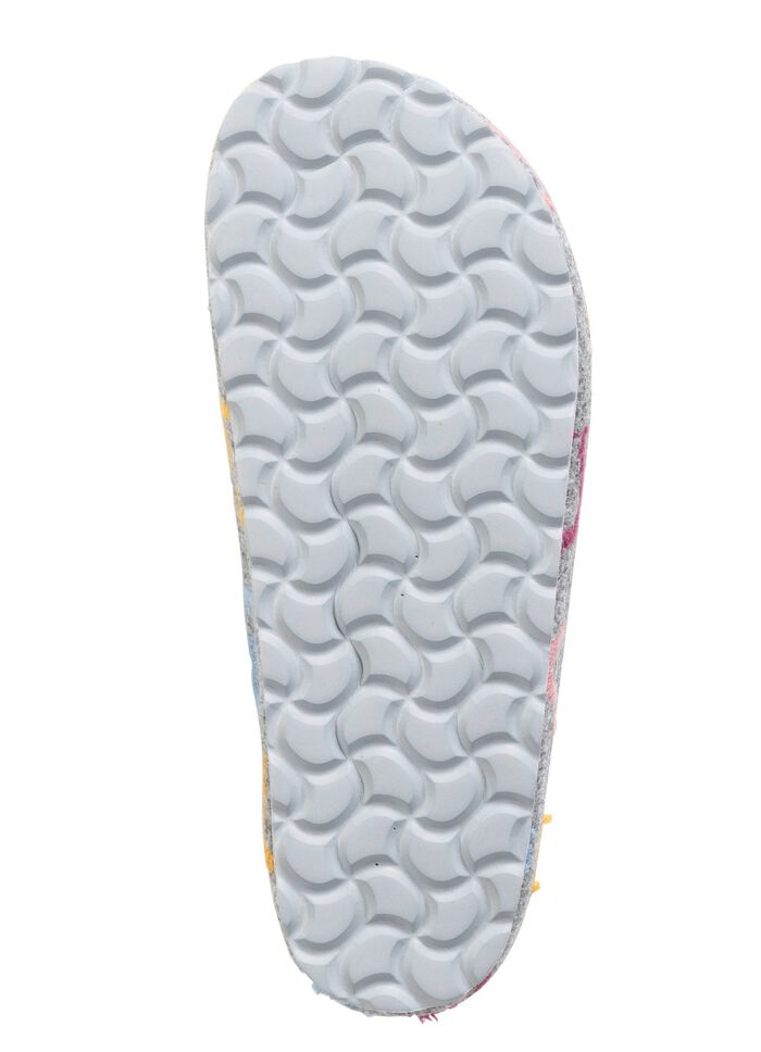 Laurina, klassiska damtofflor, bredd H, med anatomiskt formad fotb&auml;dd GR&Aring;