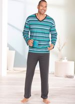 V-ringad pyjamas med &ouml;ppna manschetter 